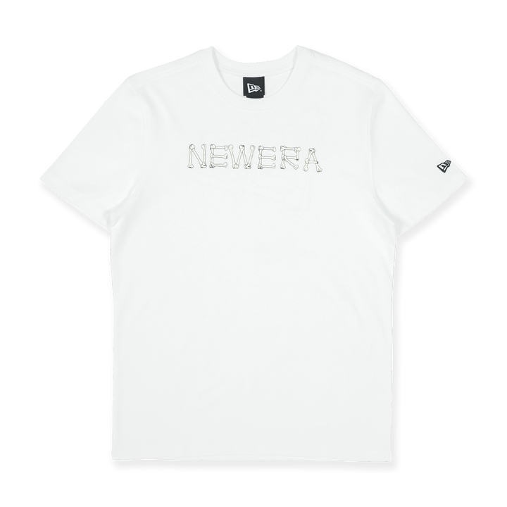 NEW ERA BROKEN WORLD-BONES WHITE SHORT SLEEVES T-SHIRT