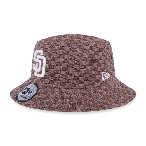 SAN DIEGO PADRES MLB WASH CHECKER BROWN BUCKET 01