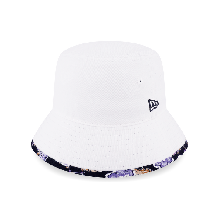 NEW ERA FESTIVAL FLORAL ALL-OVER PRINT BRIM WHITE BUCKET 01