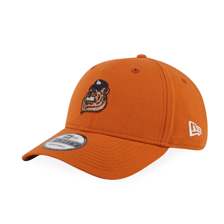 NEW ERA WILD ADVENTURE CARTOON BEAR FIGHT ORANGE 9FORTY CAP 13956965