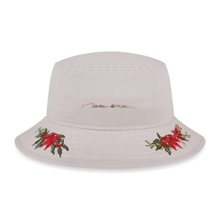 NEW ERA CHRISTMAS FLORAL STONE BUCKET 01 CAP