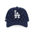 หมวก LOS ANGELES DODGERS ALL-OVER DENIM MONOGRAM INDIGO DENIM 9FORTY AF CAP
