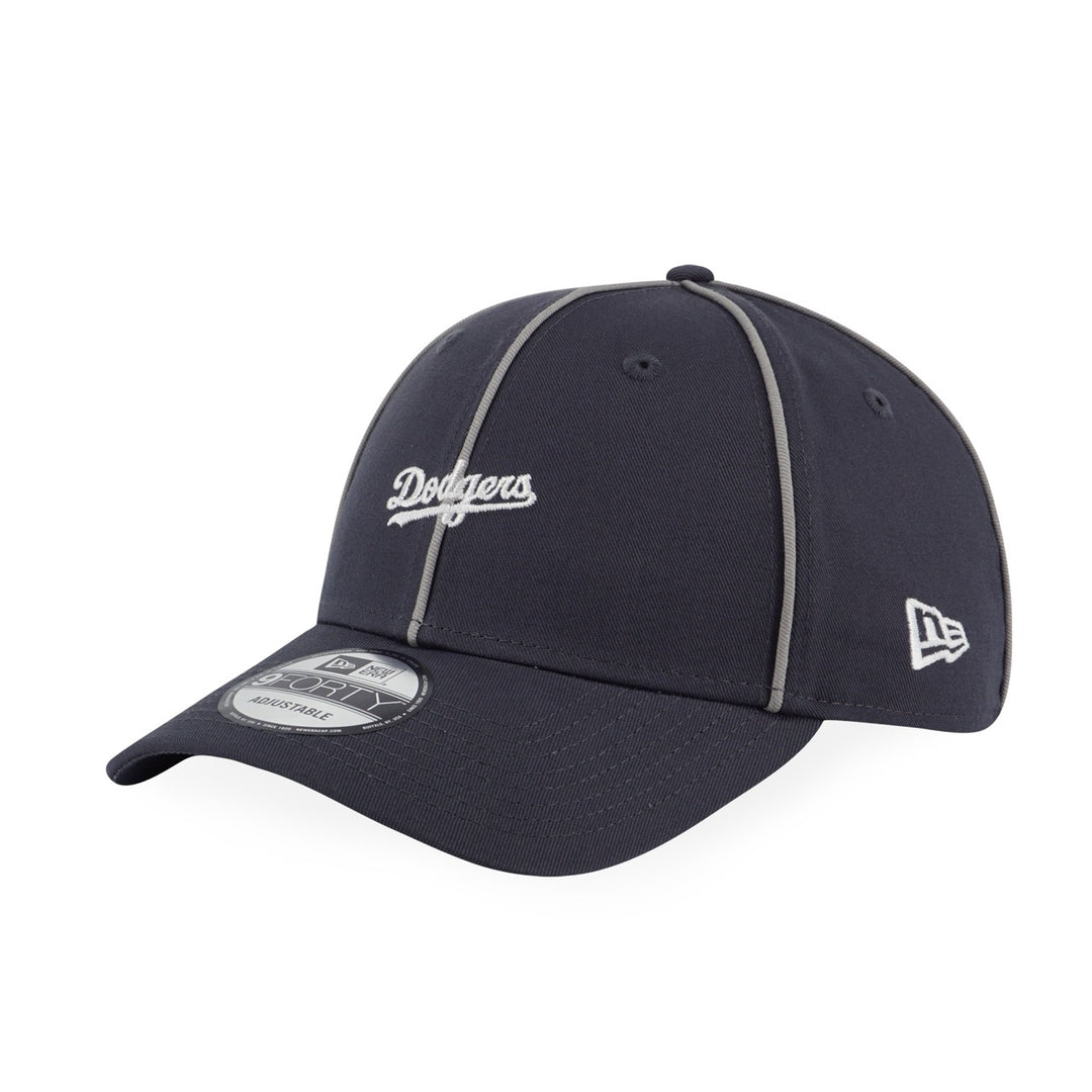 LOS ANGELES DODGERS PIPING DARK GRAPHITE 9FORTY CAP