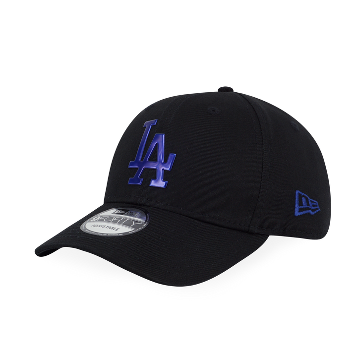 LOS ANGELES DODGERS FOIL LOGO BLACK 9FORTY CAP