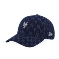 หมวก NEW YORK METS DENIM ALL-OVER MONOGRAM INDIGO DENIM 9FORTY CAP