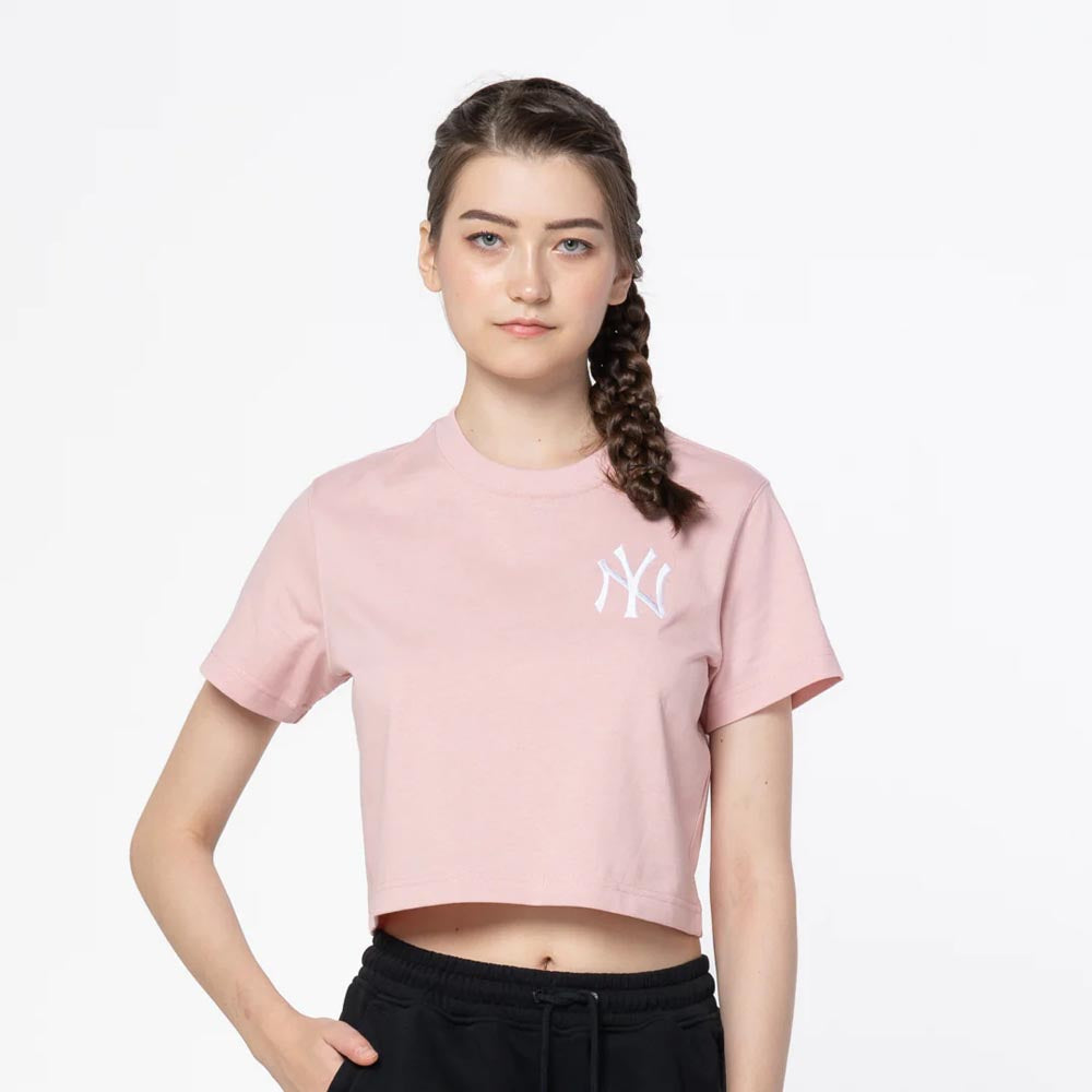 NEW YORK YANKEES COLOR STORY PINK ROUGE WOMEN CROP