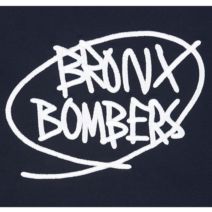 NEW YORK YANKEES - BRONX BOMBERS - SPEECH BUBBLES NAVY SHORT SLEEVE T-SHIRT 13957256