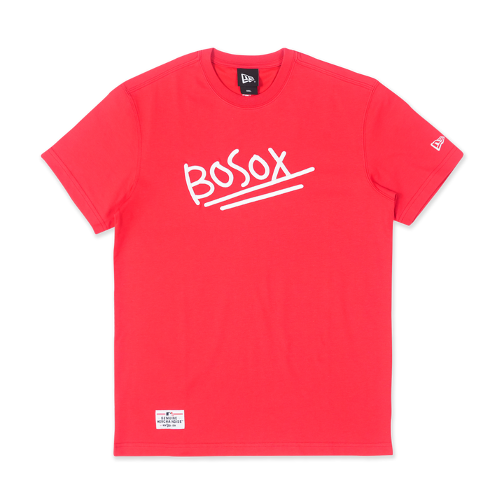 BOSTON RED SOX - BOSOX - SPEECH BUBBLES SCARLET SHORT SLEEVE T-SHIRT