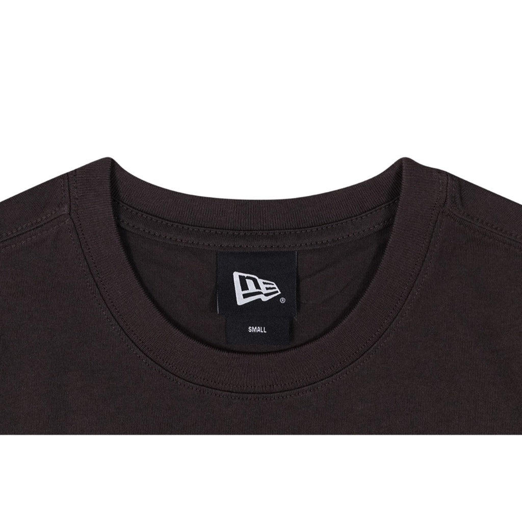 LOS ANGELES DODGERS MINI FLORAL BROWN SUEDE SHORT SLEEVE T-SHIRT