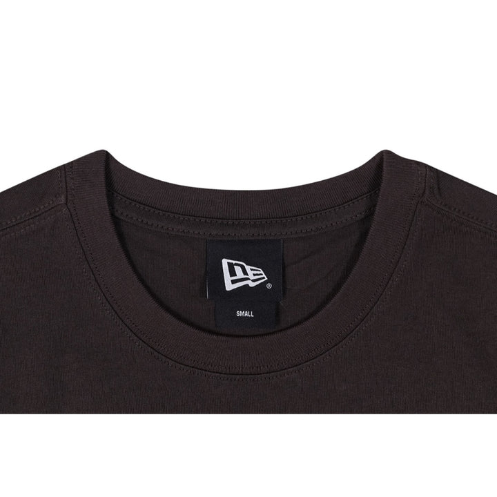 LOS ANGELES DODGERS MINI FLORAL BROWN SUEDE SHORT SLEEVE T-SHIRT