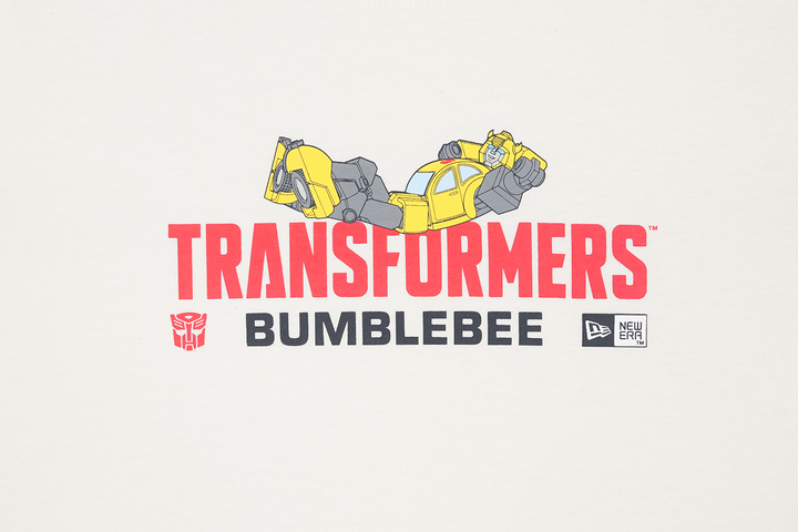 NEW ERA X TRANSFORMERS BUMBLEBEE EIVORY SHORT SLEEVE T-SHIRT