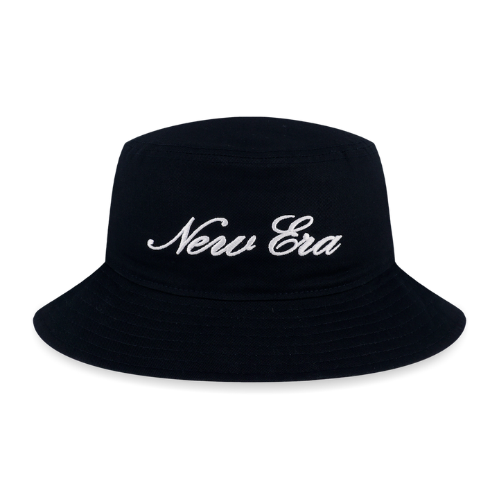 NEW ERA BASIC BLACK AND WHITE REVERSIBLE BUCKET 01