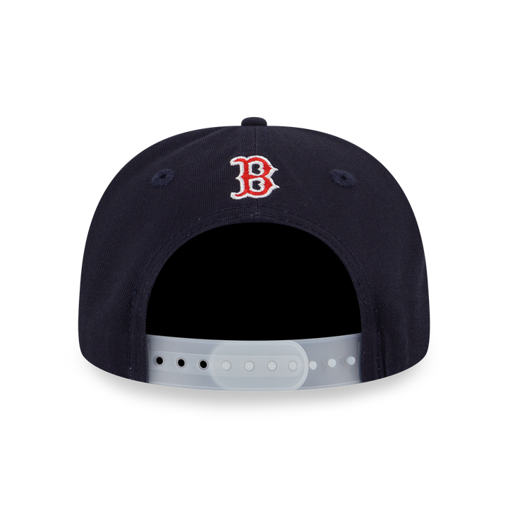 BOSTON RED SOX BEAR SCARLET VISOR NAVY KIDS 9FIFTY CAP