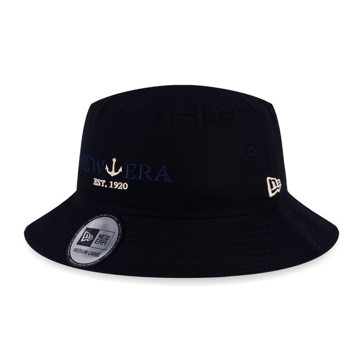 NEW ERA SAILOR CLUB WHITE UNDER BRIM BLACK BUCKET 01