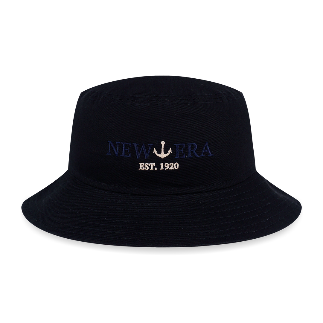 NEW ERA SAILOR CLUB WHITE UNDER BRIM BLACK BUCKET 01