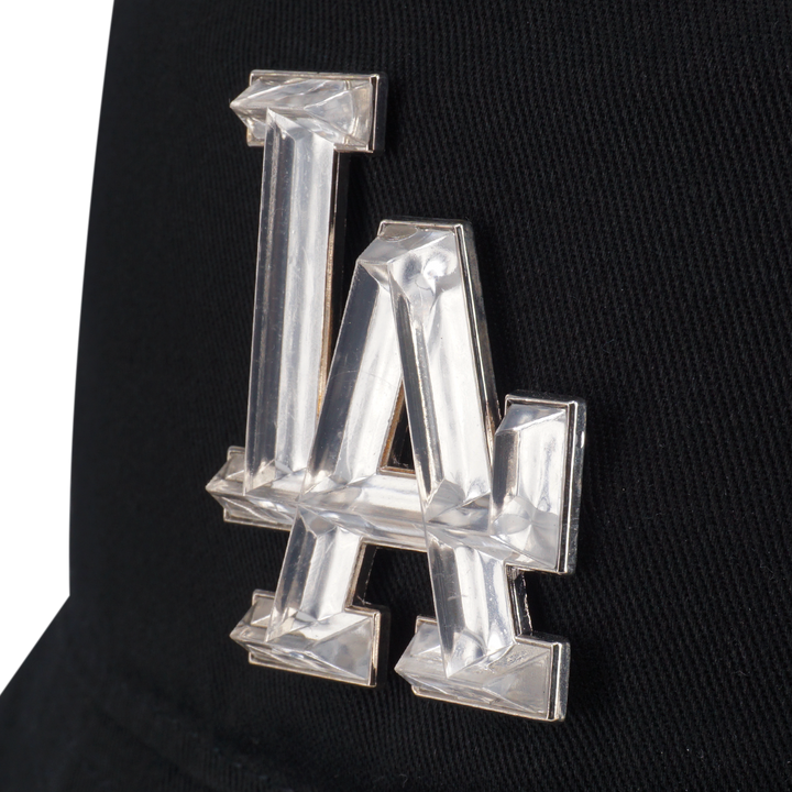 LOS ANGELES DODGERS MY VALENTINES - CRYSTAL BADGE BLACK BUCKET 01