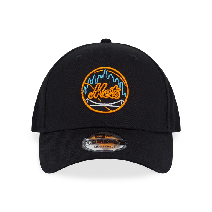 NEW YORK METS PARTY VIBE - SUMMER NEON BLACK 9FORTY CAP