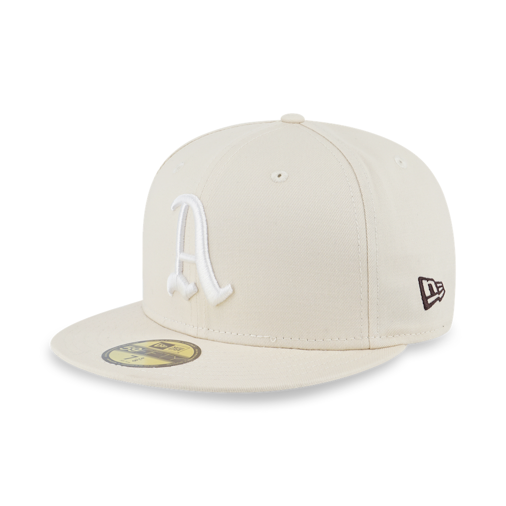 59FIFTY PACKS - COCONUT OAKLAND ATHLETICS COOPERSTOWN LIGHT CREAM 59FIFTY CAP 14148191