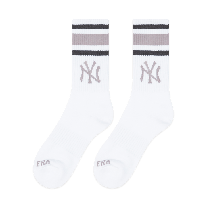 NEW YORK YANKEES WHITE SOCKS (2 PAIRS)