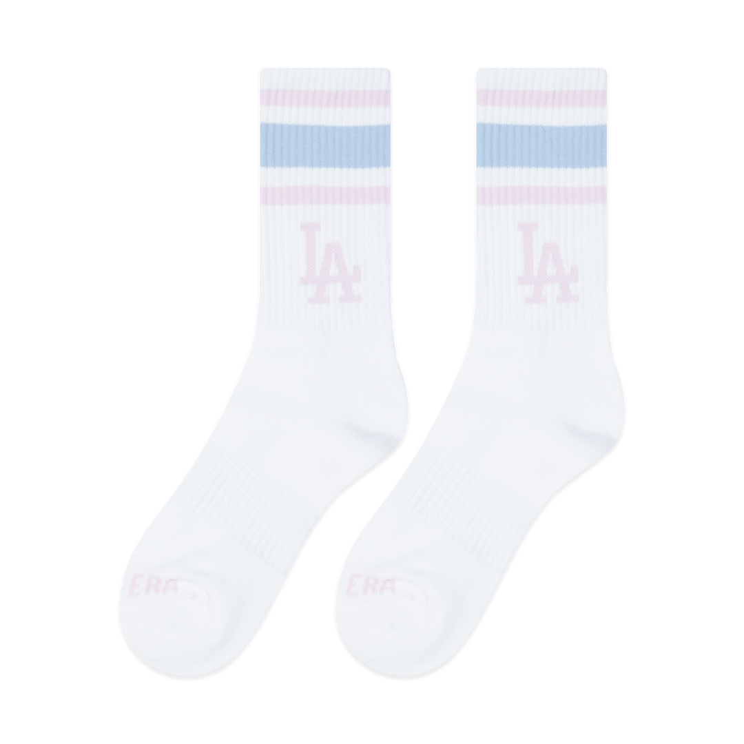 LOS ANGELES DODGERS WHITE SOCKS (2 PAIRS)