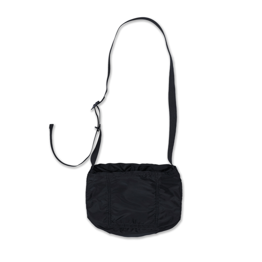 NEW ERA MOUTAIN LOGO BLACK DRAWSTRING SHOULDER BAG