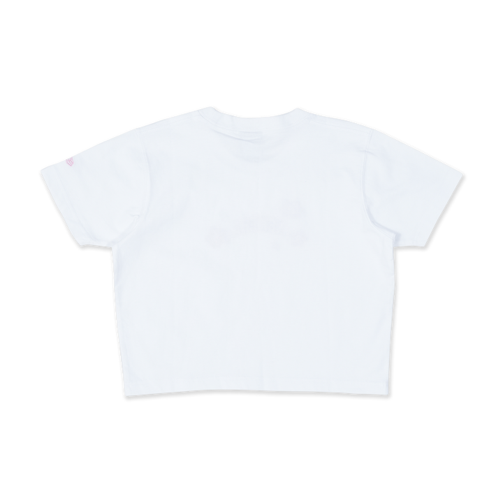 NEW ERA SAKURA WHITE WOMEN CROP TEE