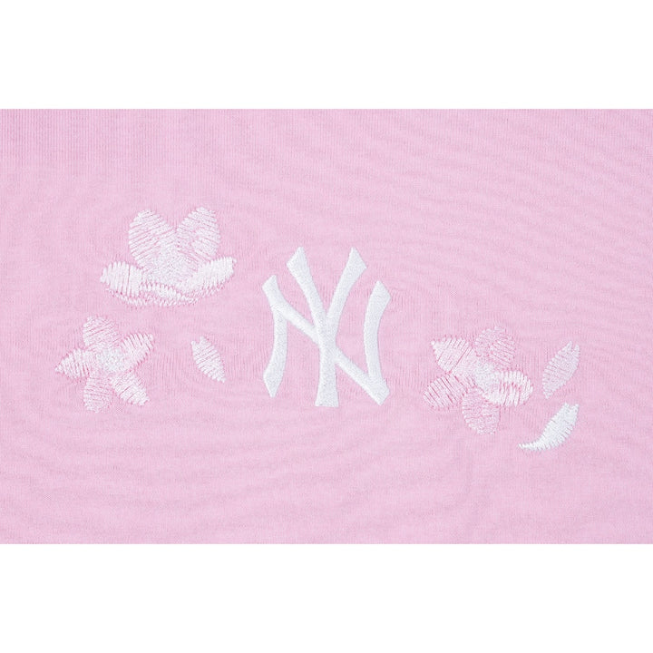 NEW YORK YANKEES SAKURA ROSE PINK WOMEN CROP TEE