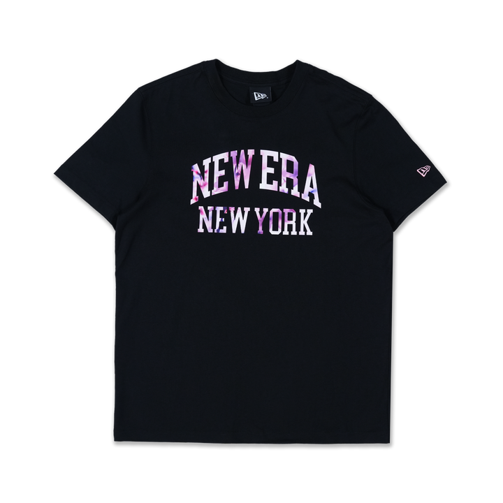 NEW ERA SAKURA WORDMARK BLACK REGULAR SHORT SLEEVE T-SHIRT