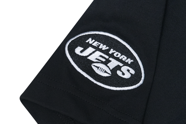 NEW YORK JETS PARTY VIBE - SUMMER NEON BLACK REGULAR SHORT SLEEVE T-SHIRT