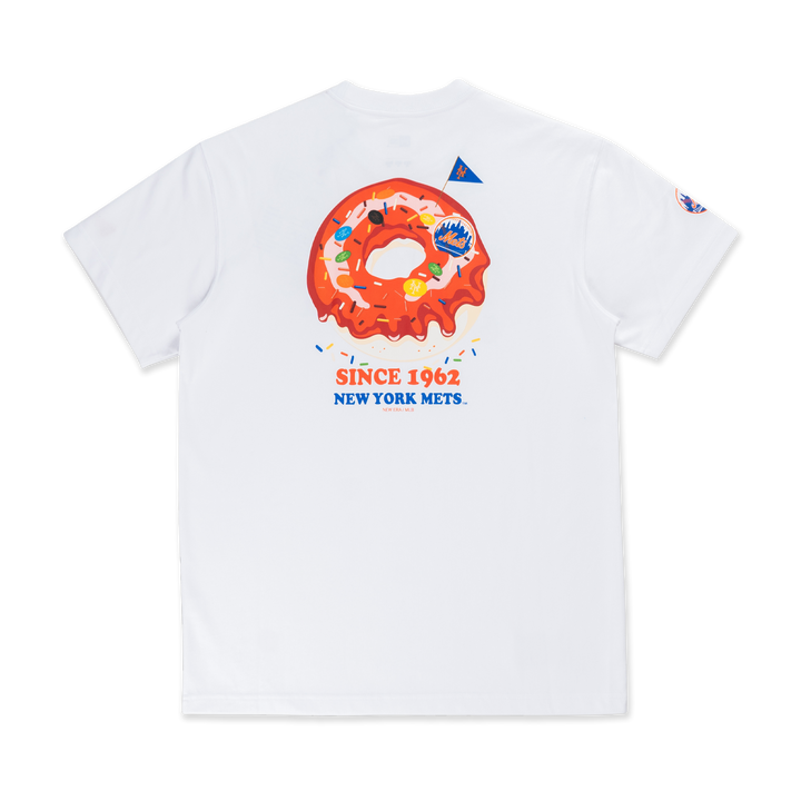 New Era เสื้อยืดแขนสั้นรุ่น New York Metsparty Vibe - Mlb Donut White Regular Short Sleeve T-Shirt