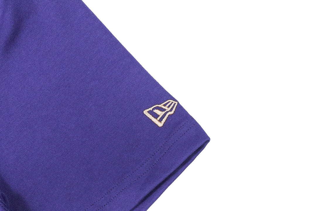 New Era เสื้อยืดแขนสั้นรุ่น New Era Mountain Logo Purple Performance Short Sleeve T-Shirt