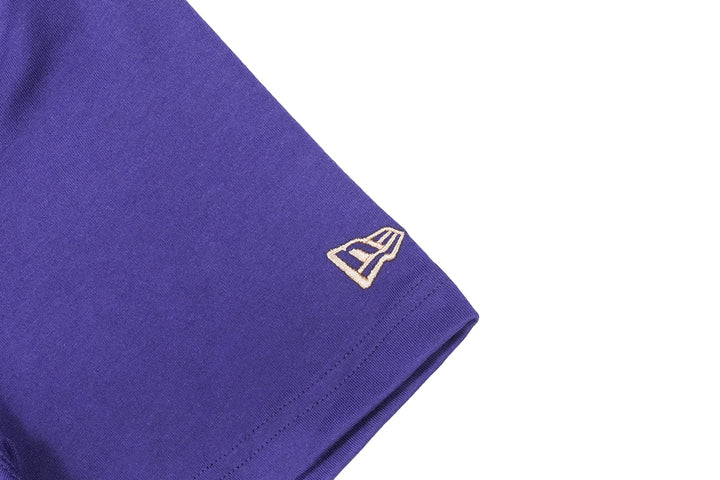 New Era เสื้อยืดแขนสั้นรุ่น New Era Mountain Logo Purple Performance Short Sleeve T-Shirt