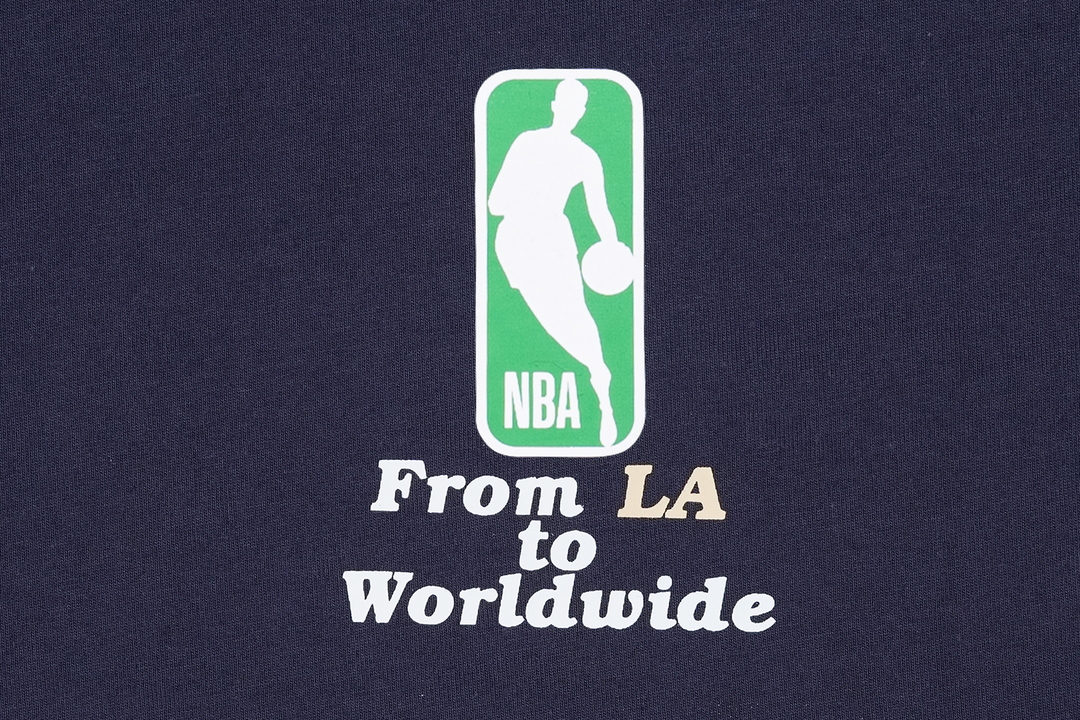 New Era เสื้อยืดแขนสั้นรุ่น Los Angeles Lakers Nba World Navy Regular Short Sleeve T-Shirt