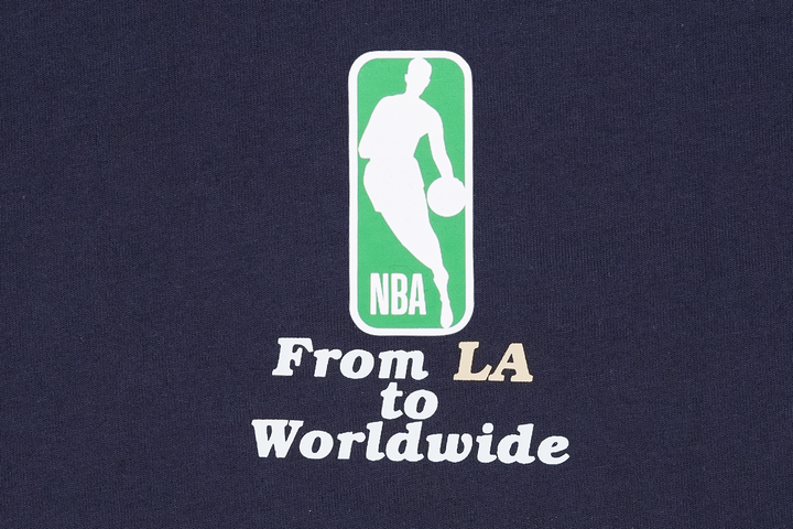 New Era เสื้อยืดแขนสั้นรุ่น Los Angeles Lakers Nba World Navy Regular Short Sleeve T-Shirt