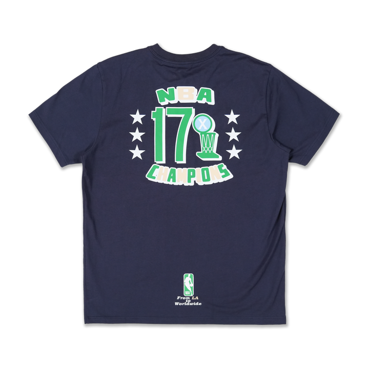 New Era เสื้อยืดแขนสั้นรุ่น Los Angeles Lakers Nba World Navy Regular Short Sleeve T-Shirt