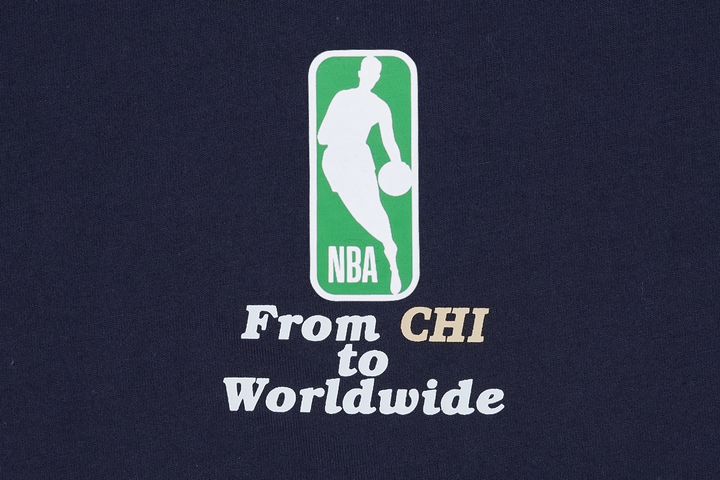 New Era เสื้อยืดแขนสั้นรุ่น Chicago Bulls Nba World Navy Regular Short Sleeve T-Shirt