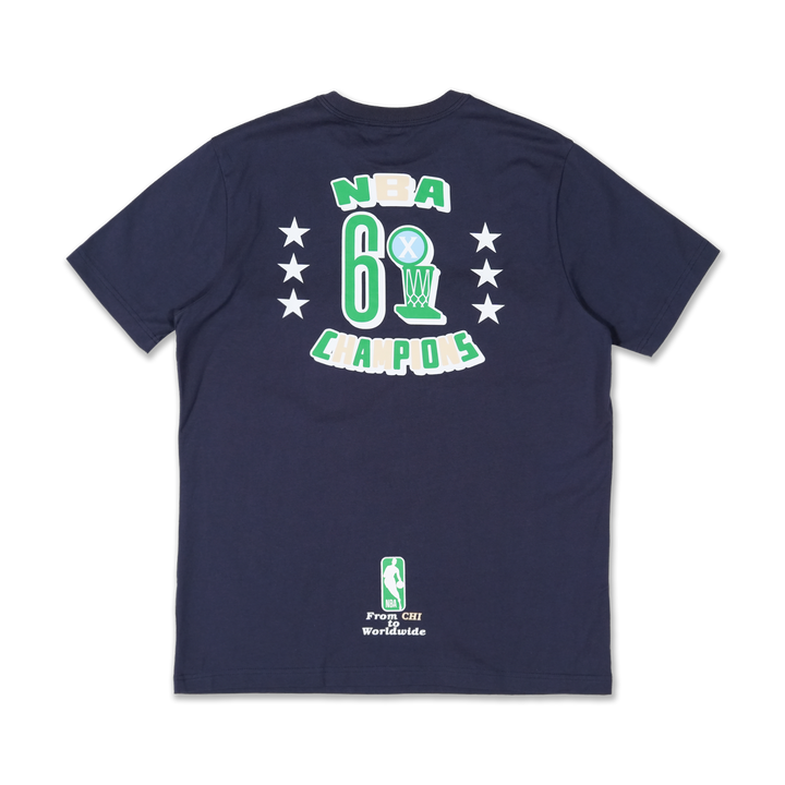 New Era เสื้อยืดแขนสั้นรุ่น Chicago Bulls Nba World Navy Regular Short Sleeve T-Shirt