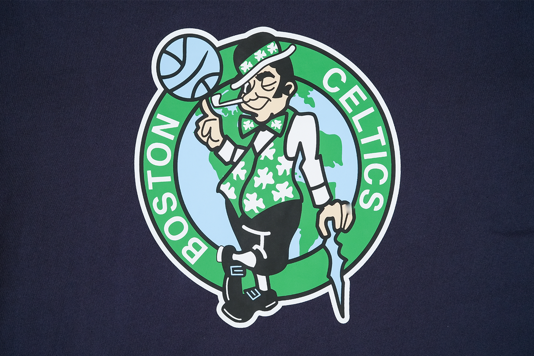 New Era เสื้อยืดแขนสั้นรุ่น Boston Celtics Nba World Navy Regular Short Sleeve T-Shirt