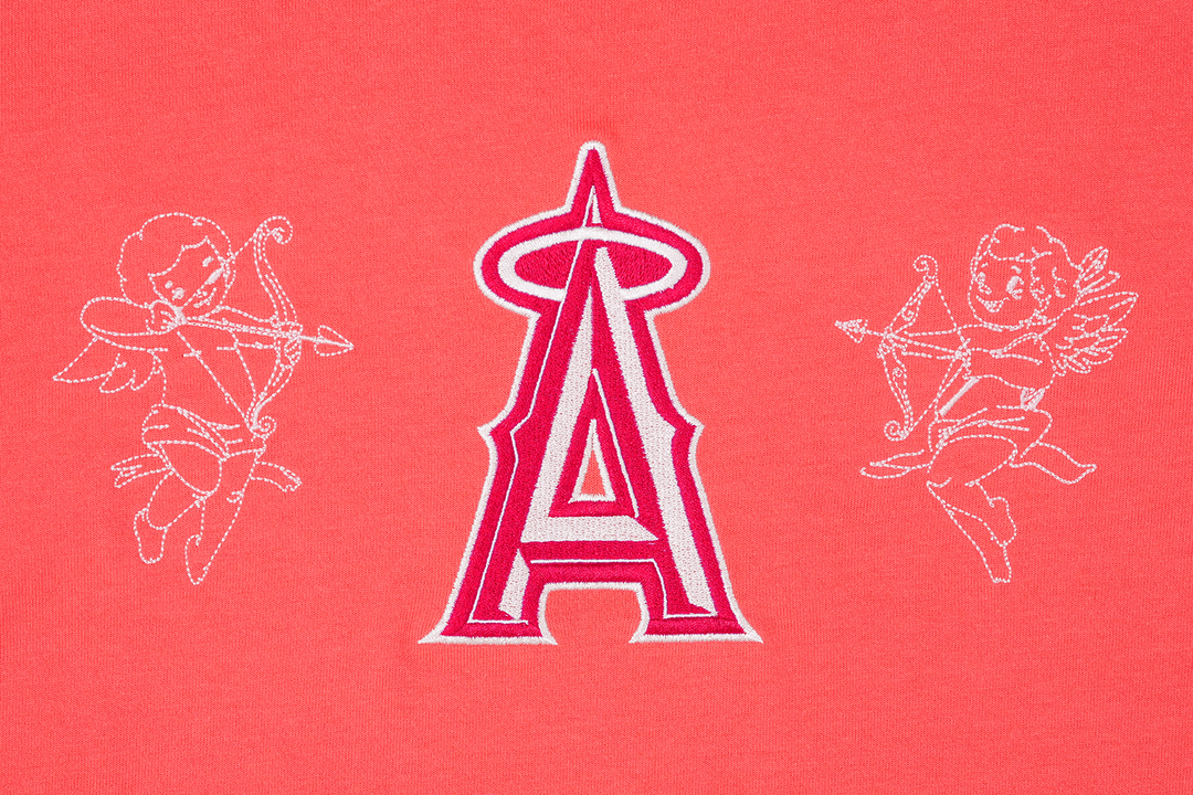 LOS ANGELES ANGELS MY VALENTINES - ANGELS LAVA RED REGULAR SHORT SLEEVE T-SHIRT