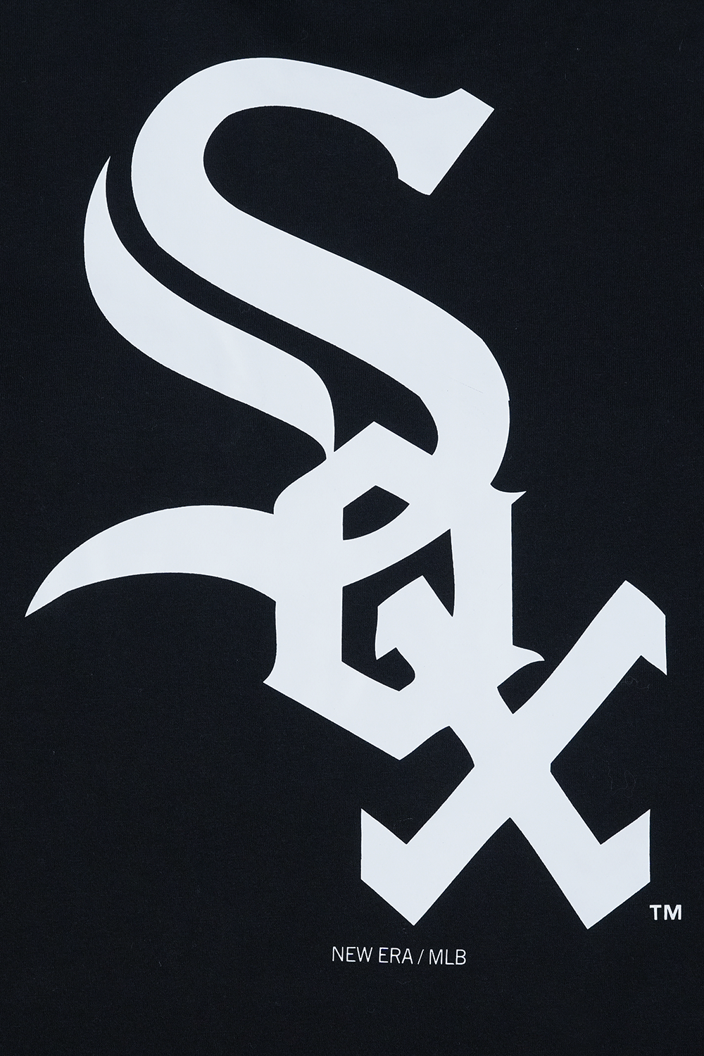 CHICAGO WHITE SOX COOPERSTOWN MLB STATE FLOWER BLACK REGULAR SHORT SLEEVE T-SHIRT
