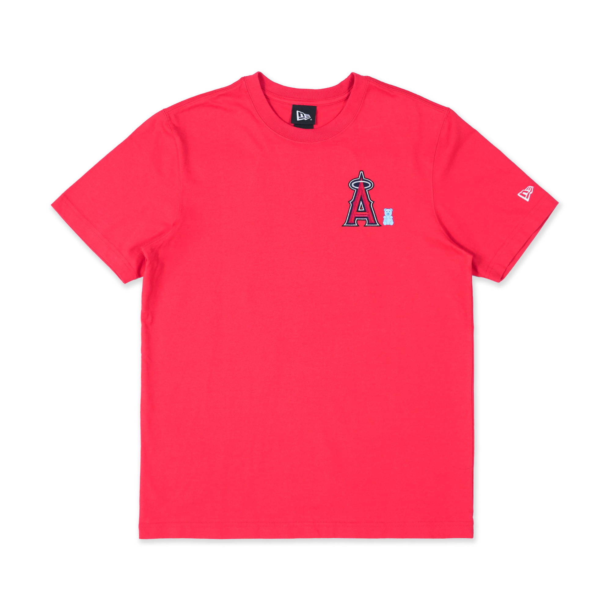 LOS ANGELES ANGELS BEAR SCARLET REGULAR SHORT SLEEVE T SHIRT New