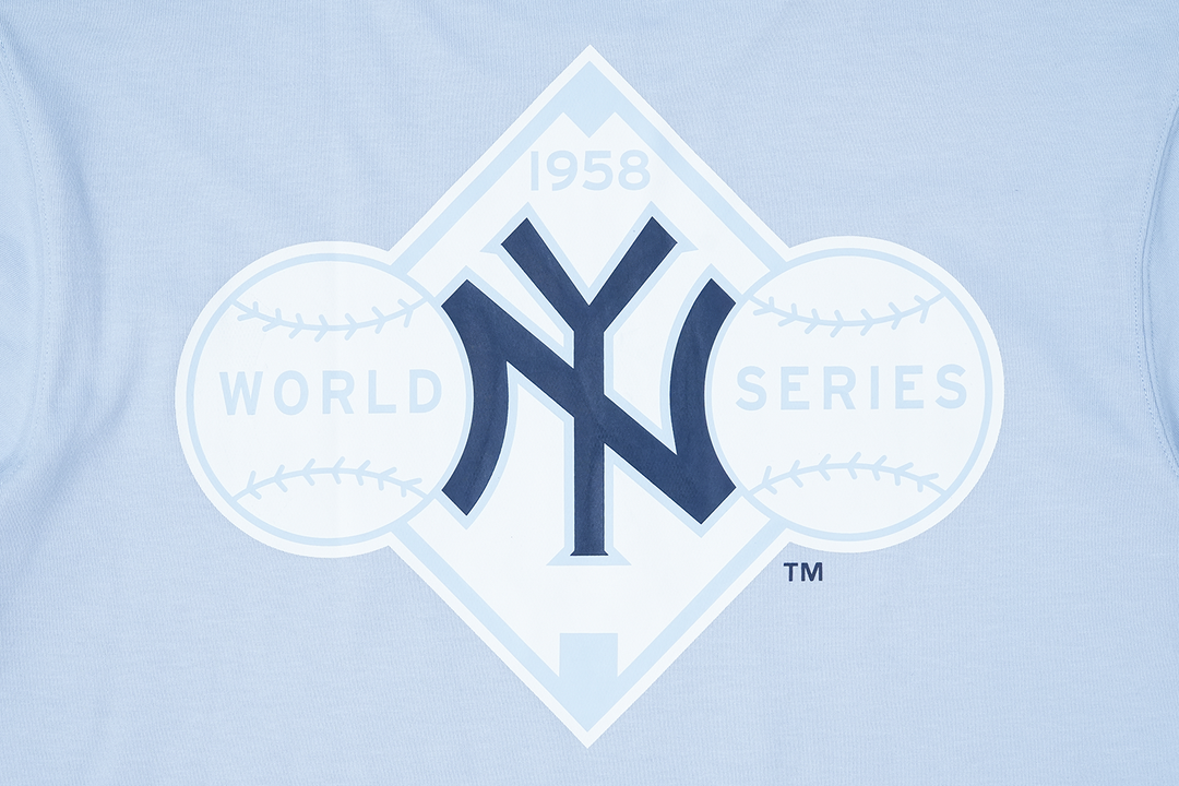 New Era เสื้อยืดแขนสั้นรุ่น 59Fifty Pack - Summer Ice New York Yankees Cooperstown Soft Blue Regular Short Sleeve T-Shirt