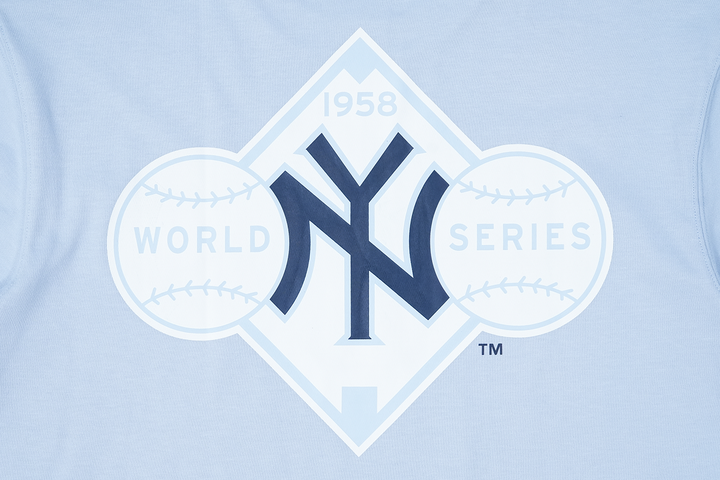New Era เสื้อยืดแขนสั้นรุ่น 59Fifty Pack - Summer Ice New York Yankees Cooperstown Soft Blue Regular Short Sleeve T-Shirt