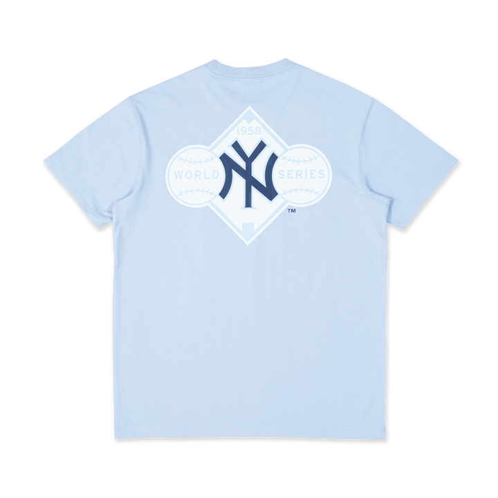 New Era เสื้อยืดแขนสั้นรุ่น 59Fifty Pack - Summer Ice New York Yankees Cooperstown Soft Blue Regular Short Sleeve T-Shirt