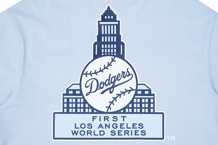 New Era เสื้อยืดแขนสั้นรุ่น 59Fifty Pack - Summer Ice Los Angeles Dodgers Cooperstown Soft Blue Regular Short Sleeve T-Shirt