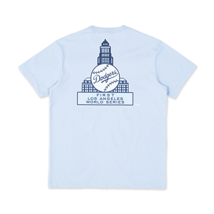 New Era เสื้อยืดแขนสั้นรุ่น 59Fifty Pack - Summer Ice Los Angeles Dodgers Cooperstown Soft Blue Regular Short Sleeve T-Shirt