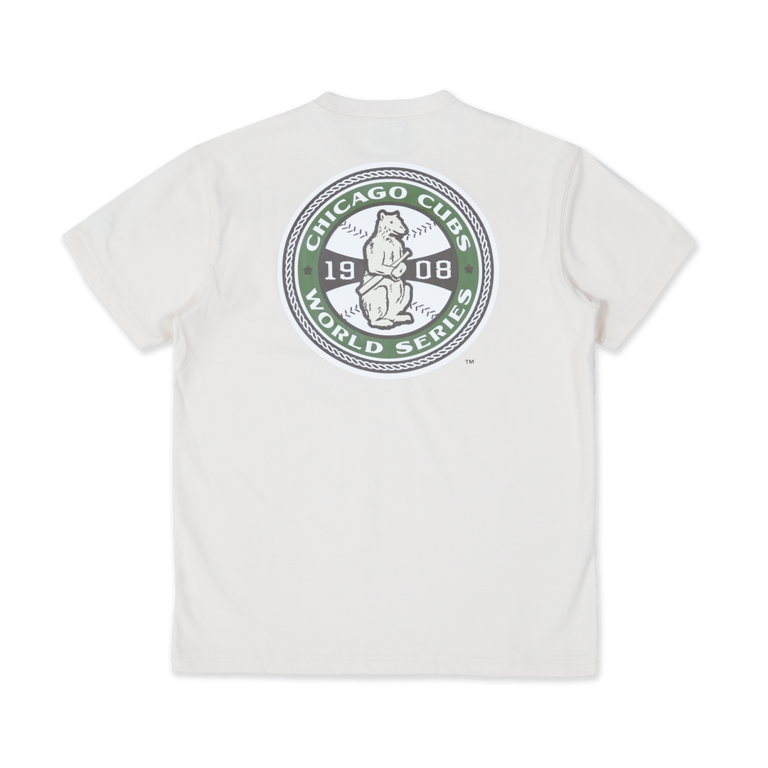 New Era เสื้อยืดแขนสั้นรุ่น 59Fifty Pack - Coconut Chicago Cubs Cooperstown Light Cream Regular Short Sleeve T-Shirt