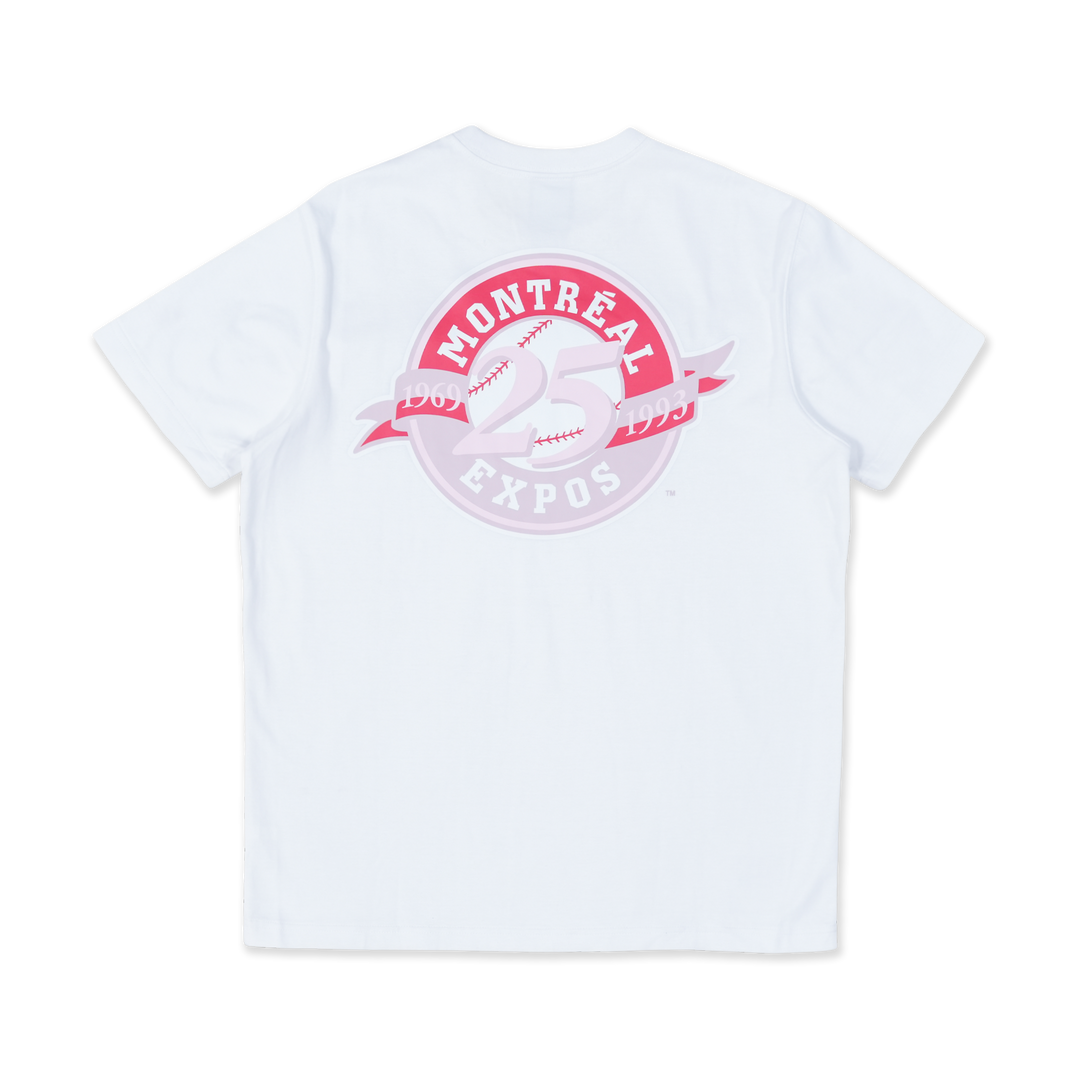 New Era เสื้อยืดแขนสั้นรุ่น 59Fifty Pack - Sakura Montreal Expos Cooperstown White Regular Short Sleeve T-Shirt