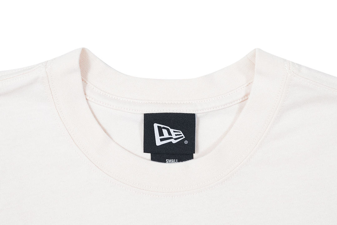 NEW ERA BASIC LIGHT CREAM OVERSIZED SHORT SLEEVE T-SHIRT