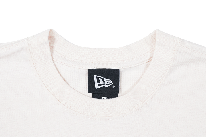 NEW ERA BASIC LIGHT CREAM OVERSIZED SHORT SLEEVE T-SHIRT